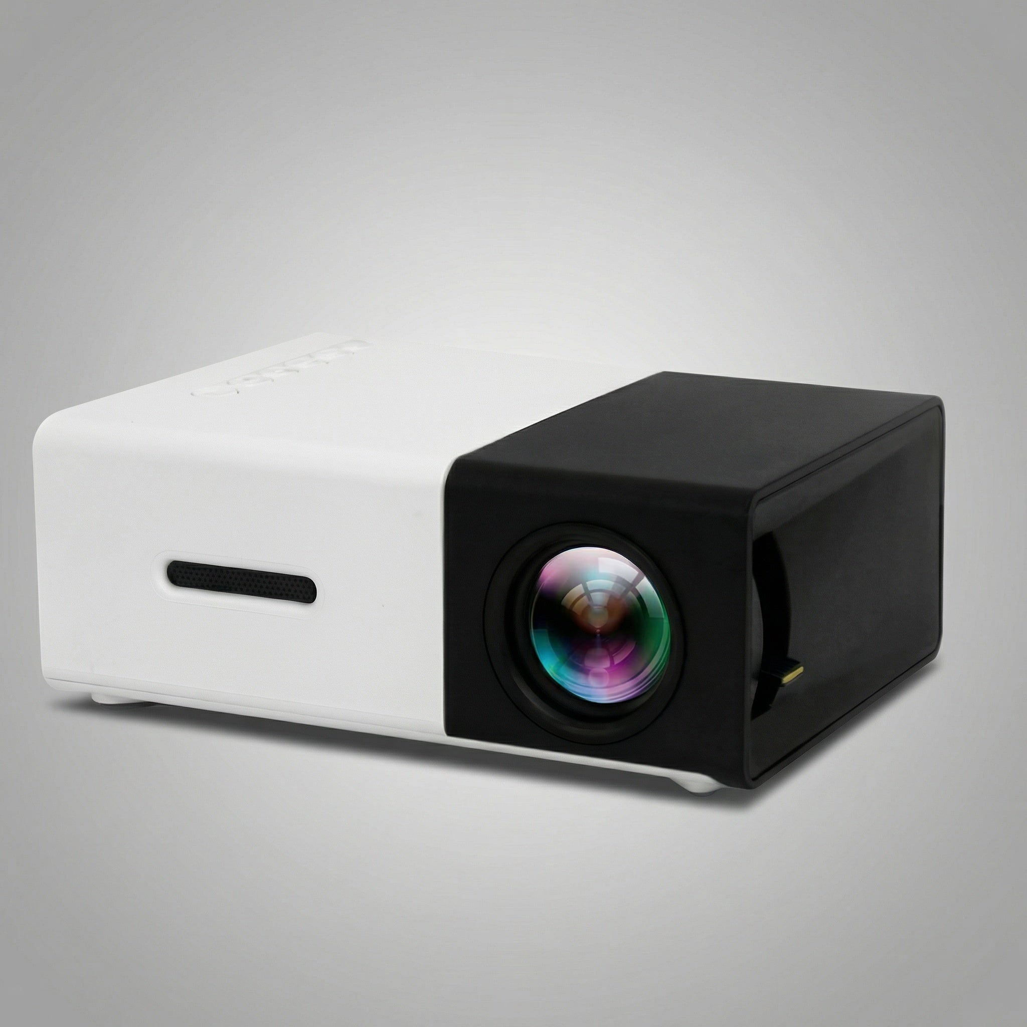 Mini vidéoprojecteur – Design compact, affichage HD & connexion HDMI/USB pour la maison
