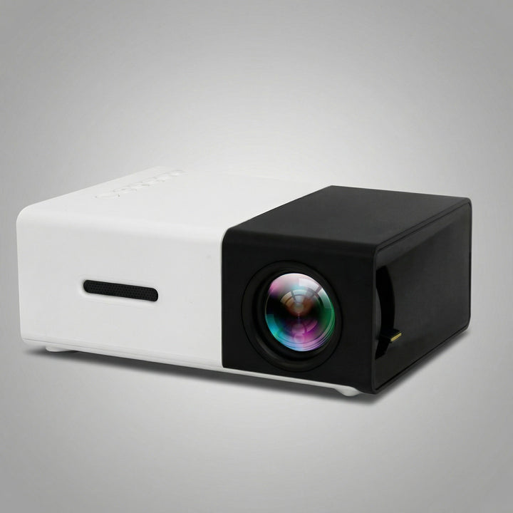 Mini Proyector – Diseño Compacto, Visualización HD y Conexión HDMI/USB para Casa