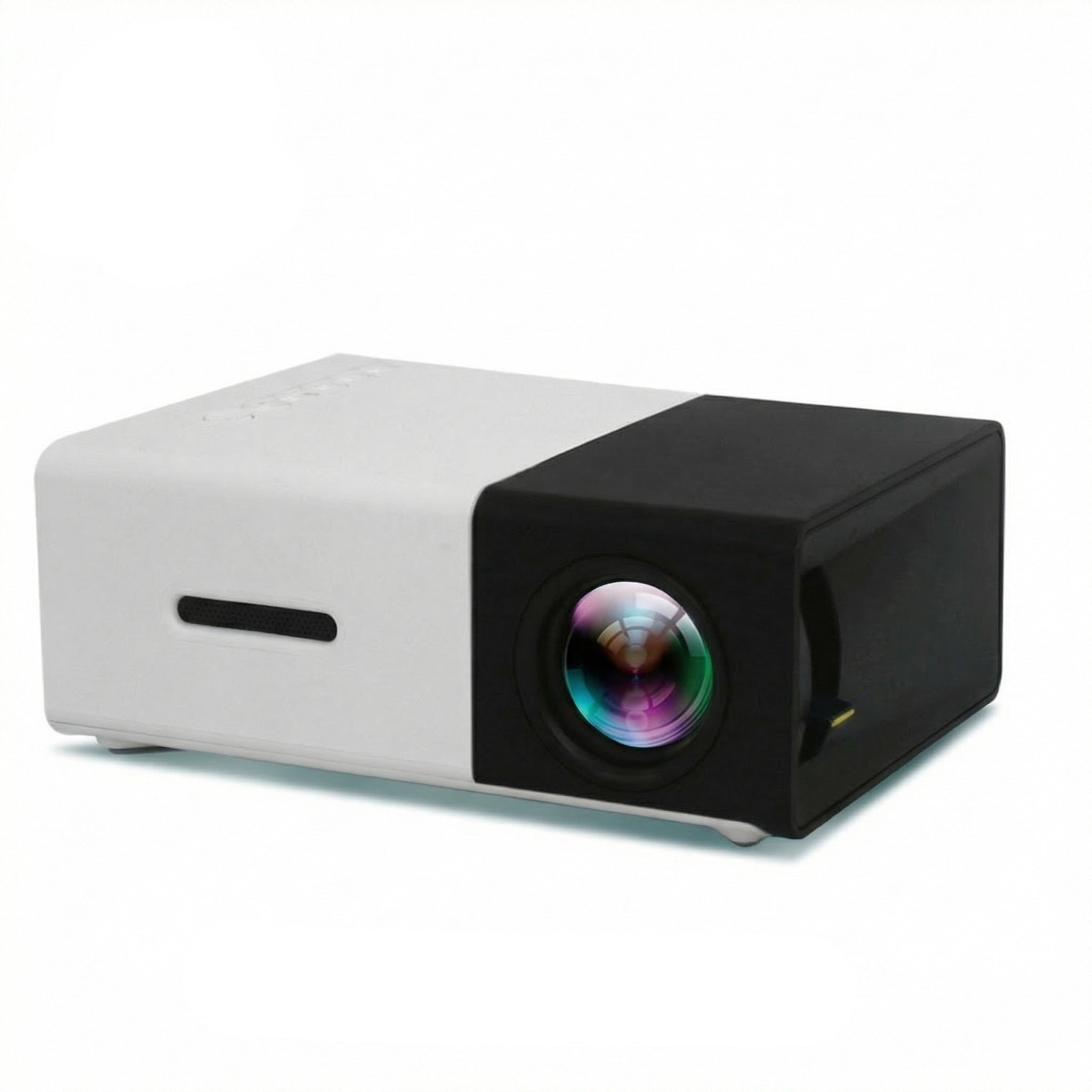 Mini vidéoprojecteur – Design compact, affichage HD & connexion HDMI/USB pour la maison