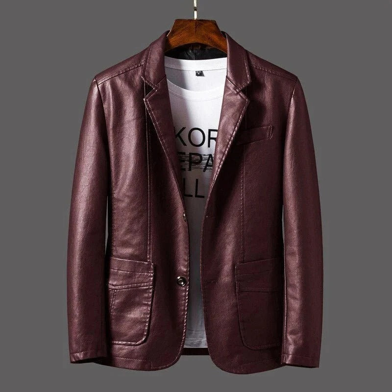 Een elegante leren jas voor elke gelegenheid. 3