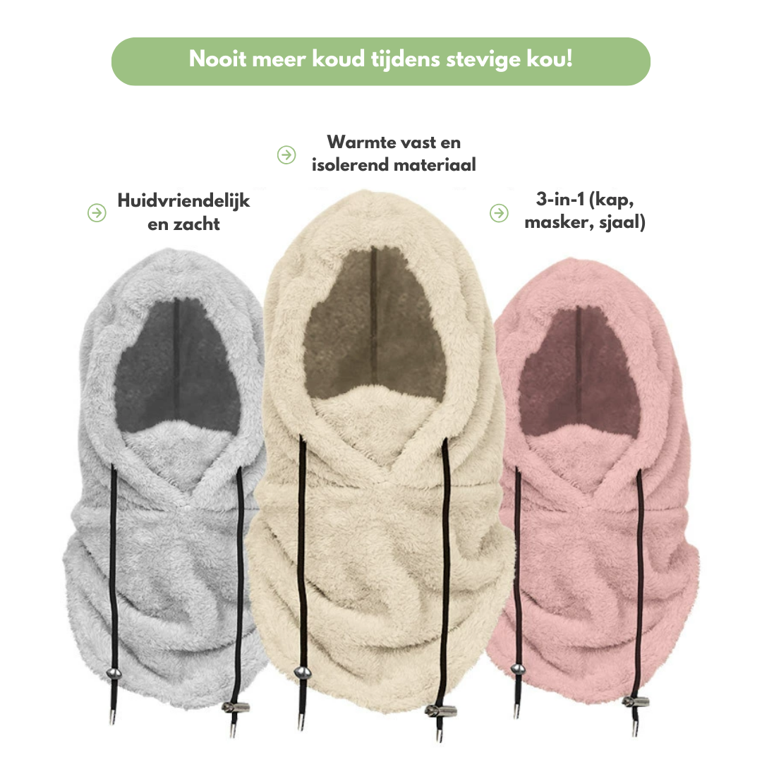 AlpenShield – Sherpa Capuchon Polarfleece Balaclava – Winter & Ski Bescherming