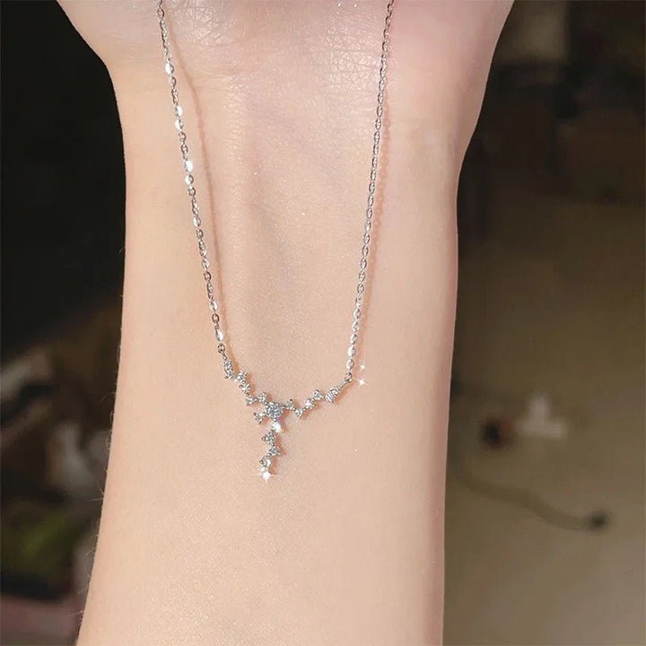 Lunavia Collar para mujer – Acero inoxidable, ajustable y diseño minimalista en plata atemporal