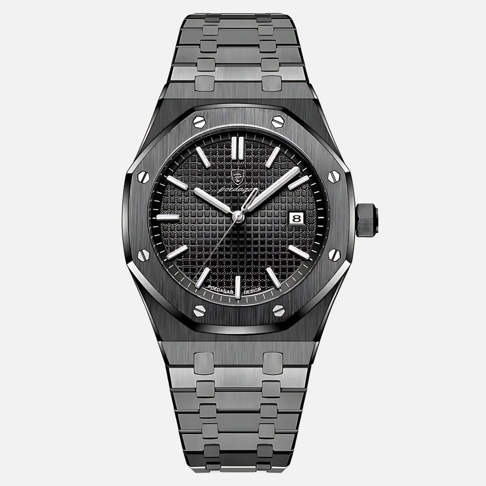 Elegant herenhorloge van roestvrij staal 1