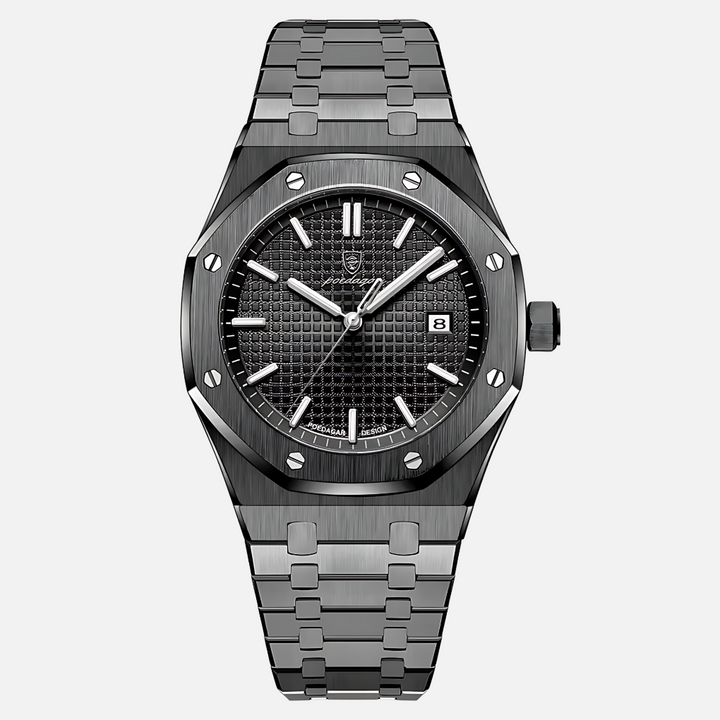 Elegant herenhorloge van roestvrij staal 1