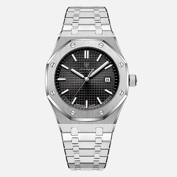 Elegant herenhorloge van roestvrij staal 3