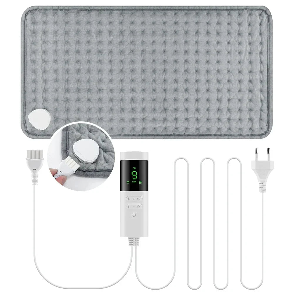 Elektrisch Verwarmingskussen 30x60 cm voor Nek en Schouder met 9 Temperatuurstanden en 4 Timeropties 5