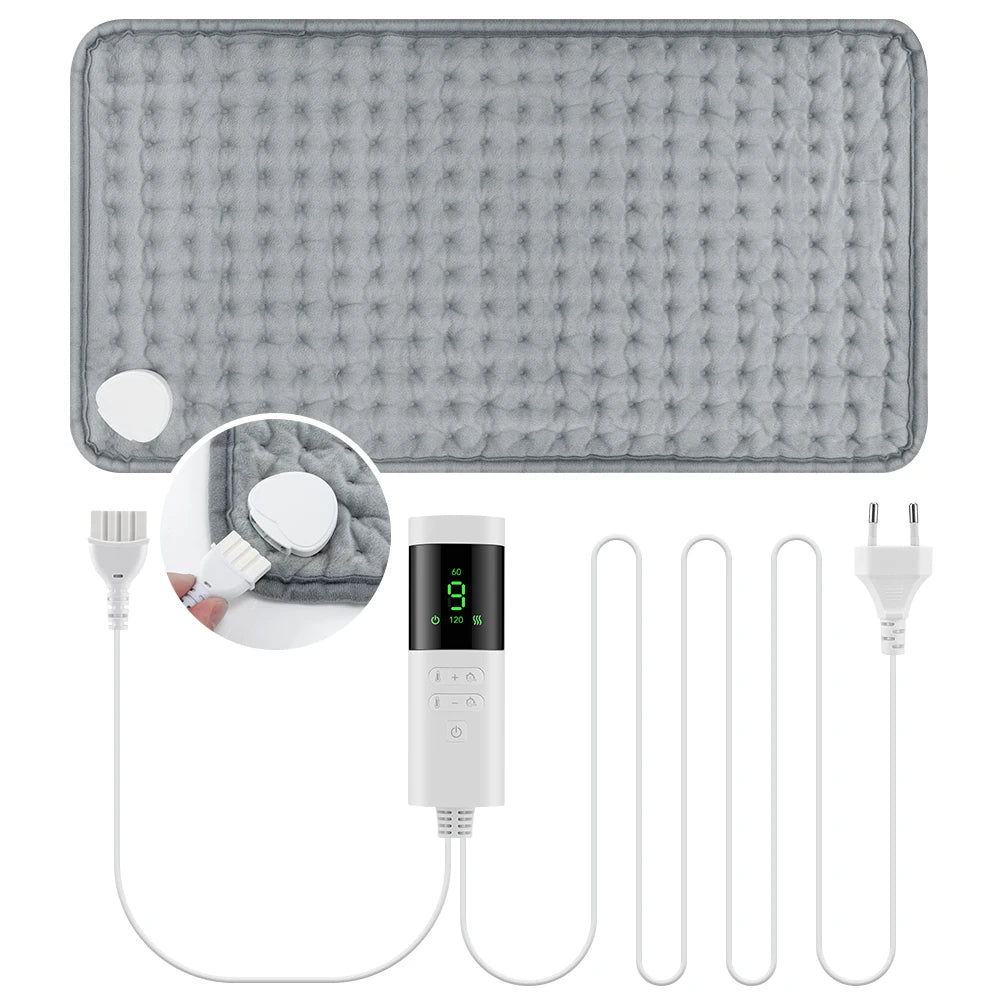 Elektrisch Verwarmingskussen 30x60 cm voor Nek en Schouder met 9 Temperatuurstanden en 4 Timeropties 8