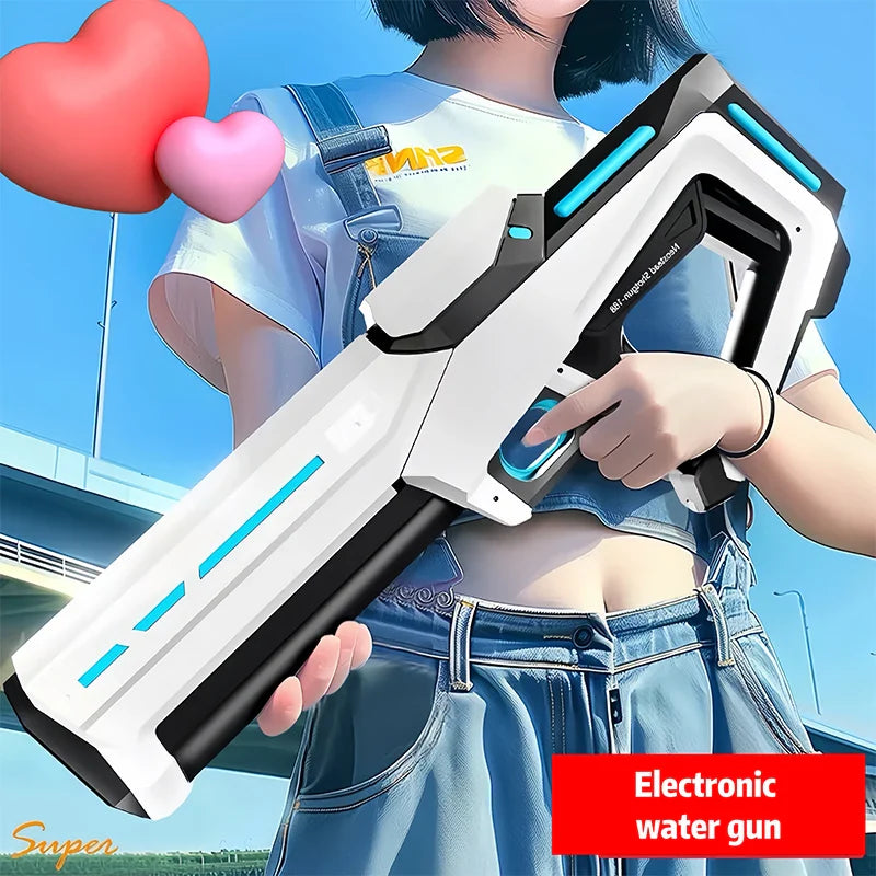 AquaBlaster Elektrisch Waterpistool – Automatisch Bijvullen 10m Bereik