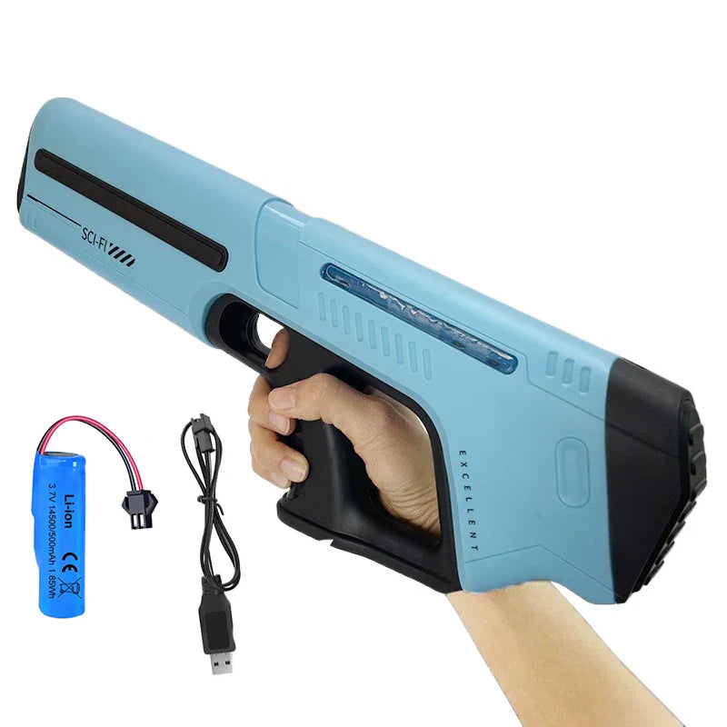 AquaBlaster Elektrisch Waterpistool – Automatisch Bijvullen 10m Bereik