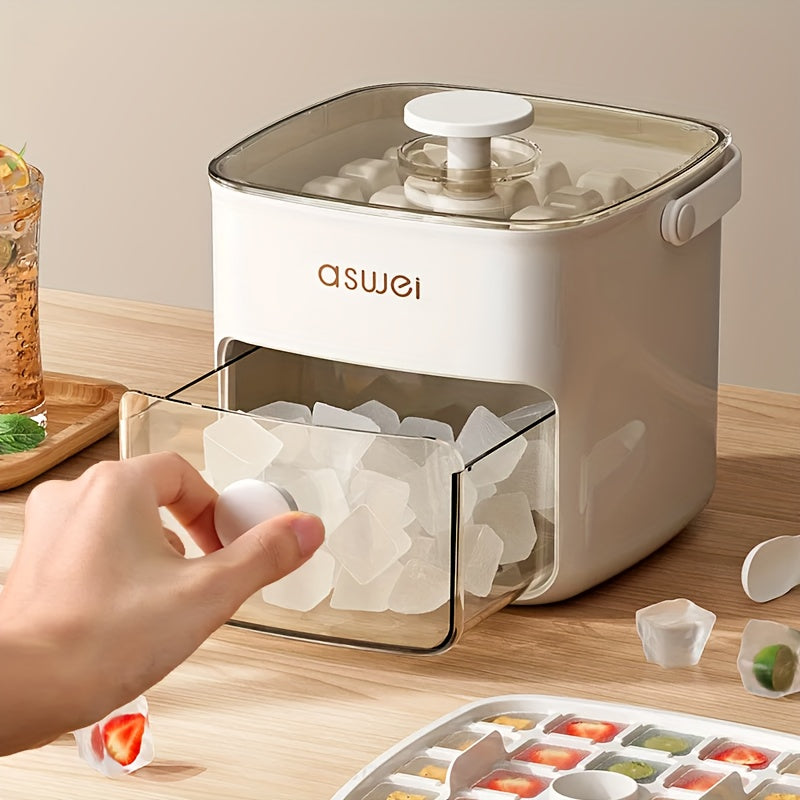 Elektrische IJsblokjesmachine Met Grote Capaciteit Voor Snel IJsblokjes En IJsbollen In Keuken Of Thuisbar | Sansoti 2