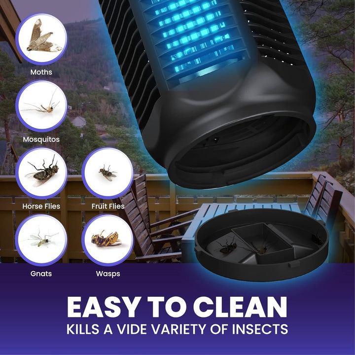 Elektrische Insectenverdelger met 20W UV-Lamp voor Binnen en Buiten tot 80 m² 4