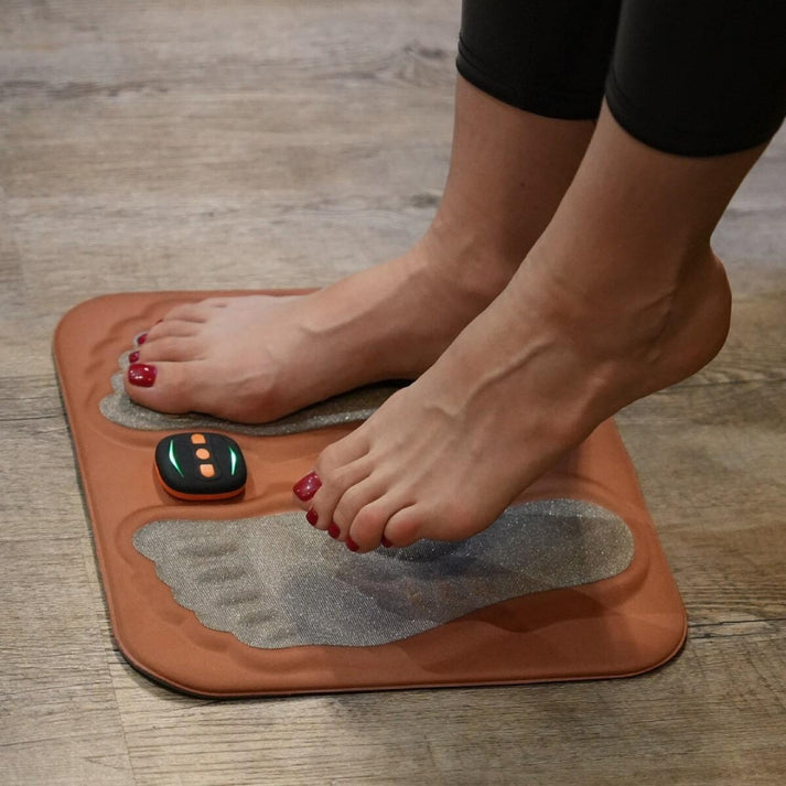 Elektrische voetmassagemat – EMS-voetmat met impulsprogramma's en USB-C 0
