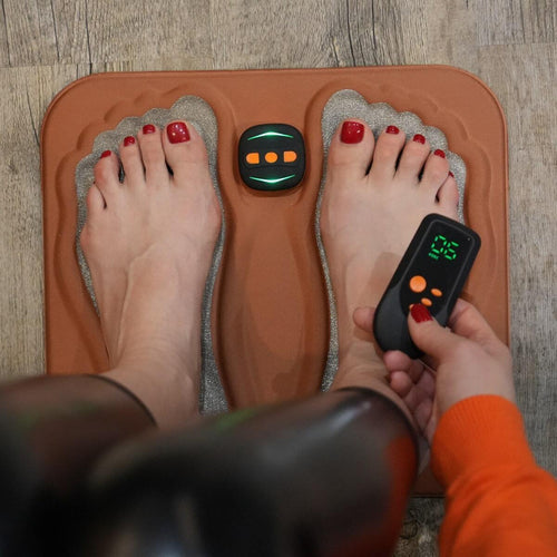 Elektrische voetmassagemat – EMS-voetmat met impulsprogramma's en USB-C 3