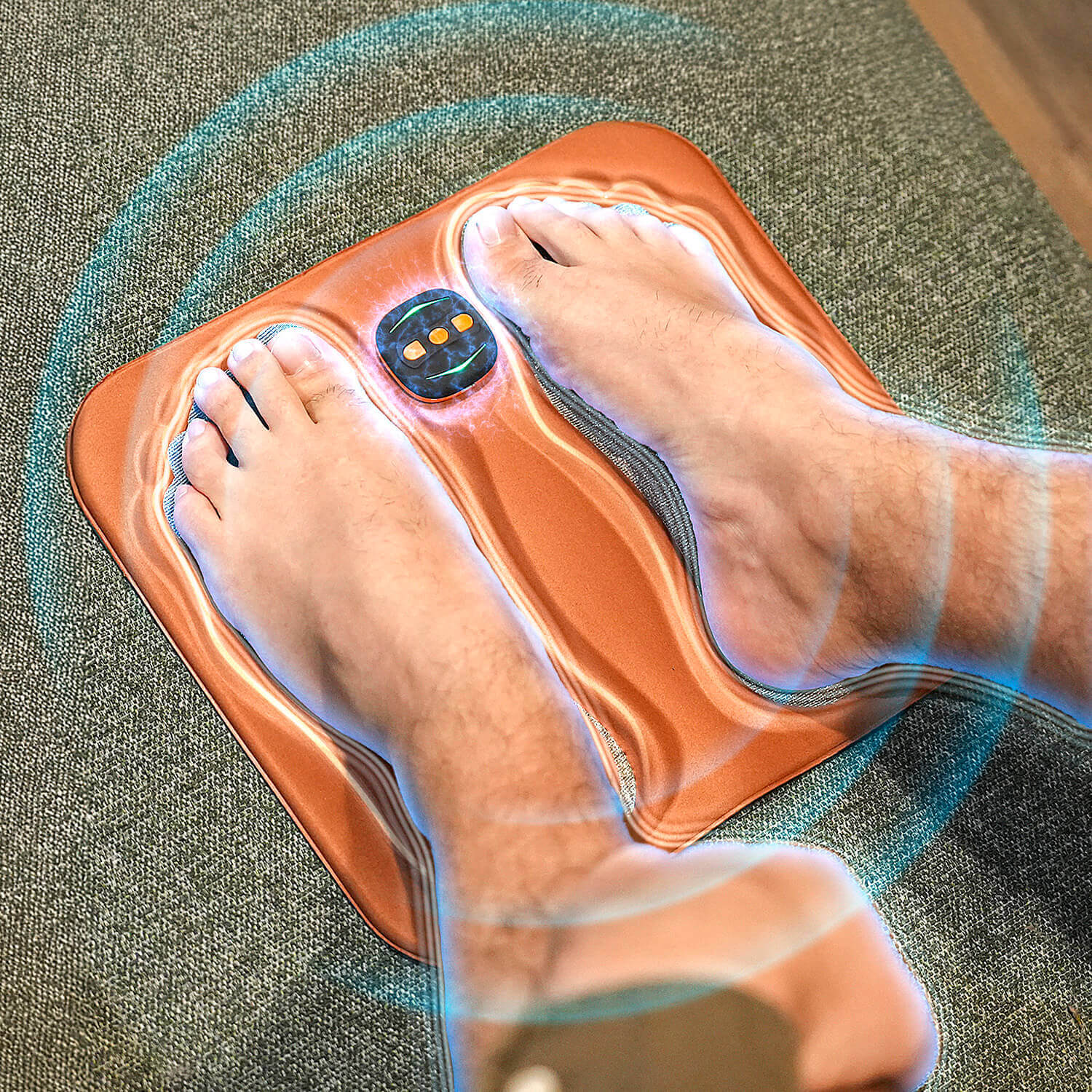 Elektrische voetmassagemat – EMS-voetmat met impulsprogramma's en USB-C 4