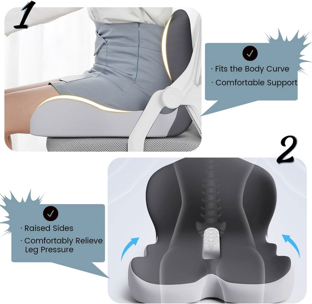 ErgoComfort Cushion – Ergonomisch zitkussen van traagschuim 5