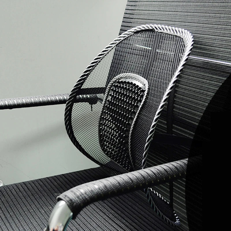 Ergonomisch Autostoel Kussen met Lumbale Ondersteuning en Massagefunctie, Zwart 1
