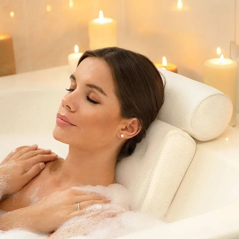 Ergonomisch Badkussen voor Luxe Ontspanning, Kussen voor in Bad met 4D Air Mesh 1