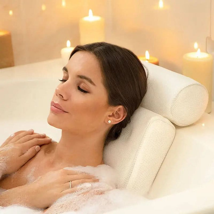 Ergonomisch Badkussen voor Luxe Ontspanning, Kussen voor in Bad met 4D Air Mesh 1