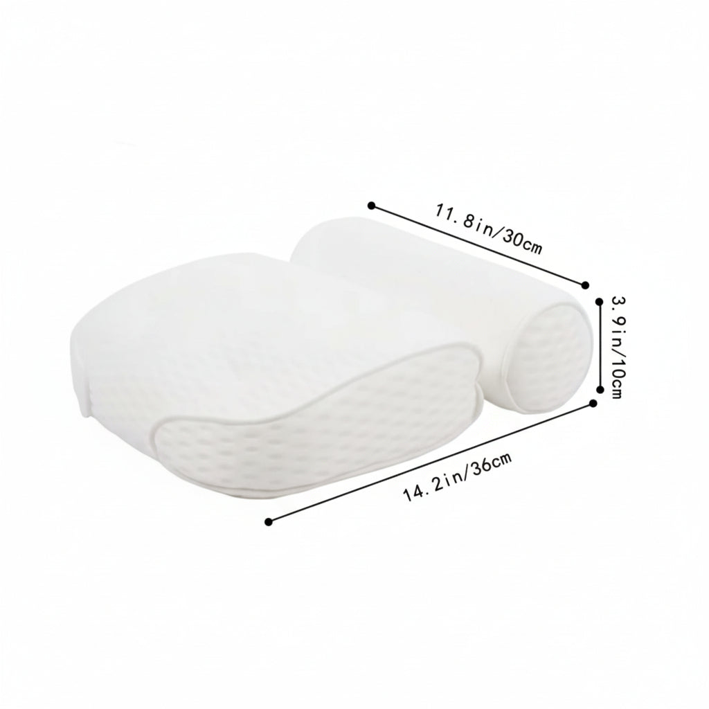 Ergonomisch Badkussen voor Luxe Ontspanning, Kussen voor in Bad met 4D Air Mesh 6
