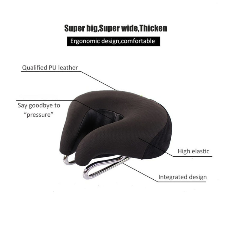 Ergonomisch Fietszadel zonder Neus met Zachte Vulling voor Mountainbike - Drukverlagend Sportfietszadel met Extra Comfort voor Heren en Dames | Sansoti 3