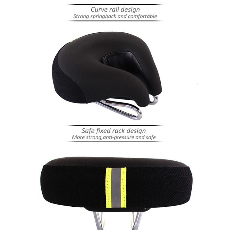 Ergonomisch Fietszadel zonder Neus met Zachte Vulling voor Mountainbike - Drukverlagend Sportfietszadel met Extra Comfort voor Heren en Dames | Sansoti 4