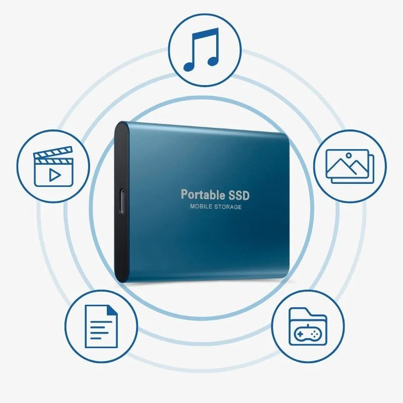 Externe SSD – Draagbare USB 3.1-gegevensopslag voor laptops en Android-apparaten 4