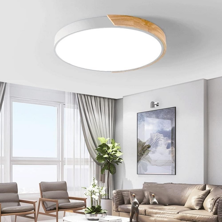 Coloria Plafondlamp – Ronde LED-Verlichting met Kleurrijke Afwerking en Modern Design