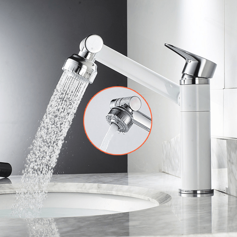 FLEXISPOUT - Flexibele 360° kraan met sproeifunctie voor wastafels 0