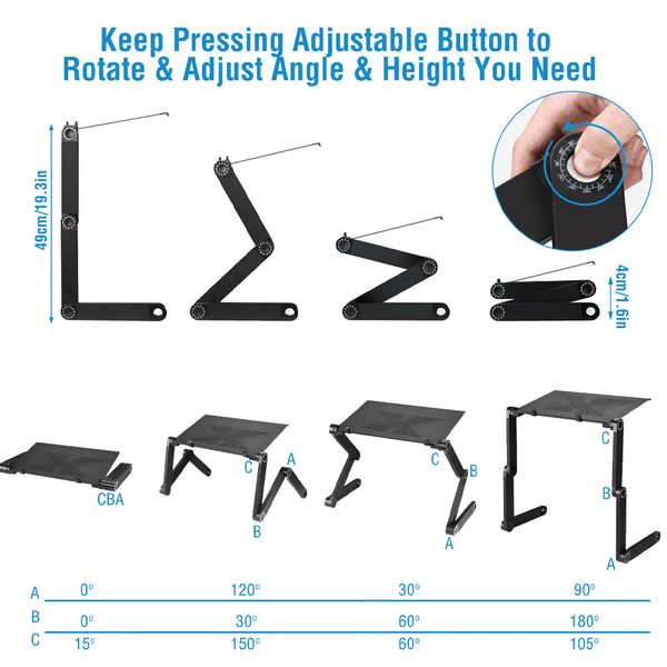 FLEXSTAND 360 - Ergonomische laptopstandaard voor gezond en flexibel werken 4