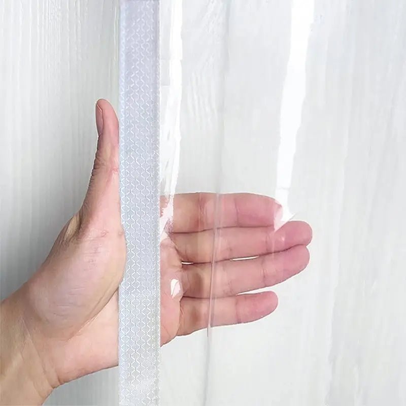 TRANSPABLOC – Transparent, windproof partition curtain for air conditioning systems Vestragear