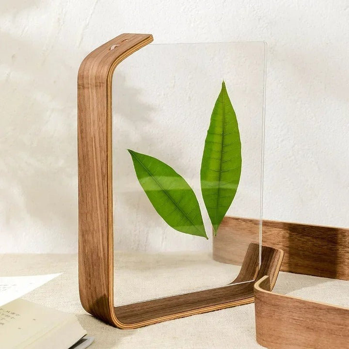 FOTODUO – Acryl houten fotolijst met dubbelzijdig zicht voor moderne tafeldecoratie 5