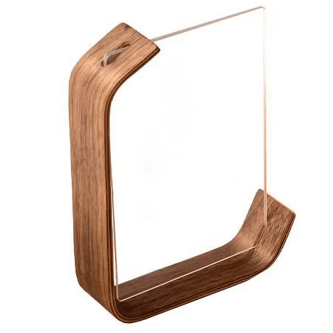 FOTODUO – Acryl houten fotolijst met dubbelzijdig zicht voor moderne tafeldecoratie 7