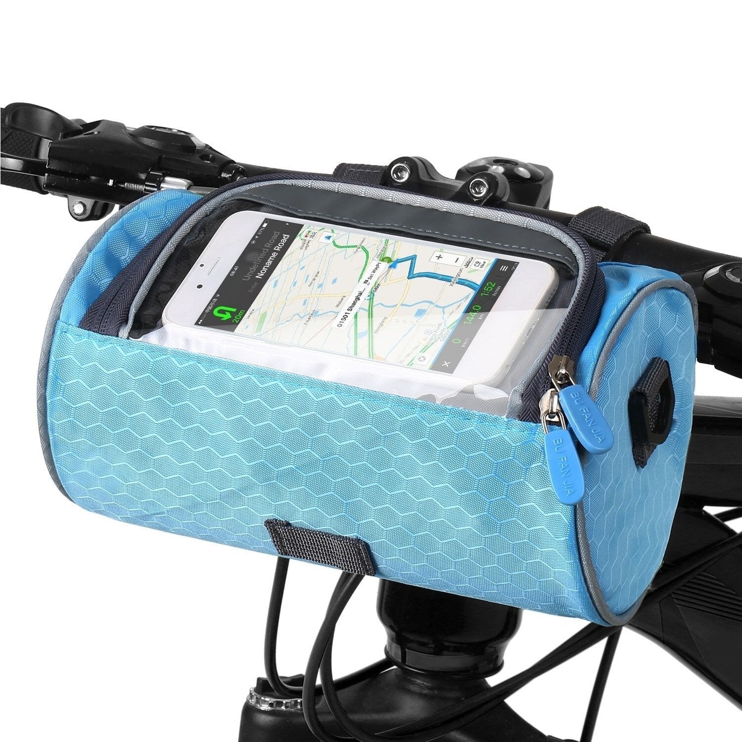 Velora – Fietstas met touchscreen telefoonhouder – Spuitwaterbestendig