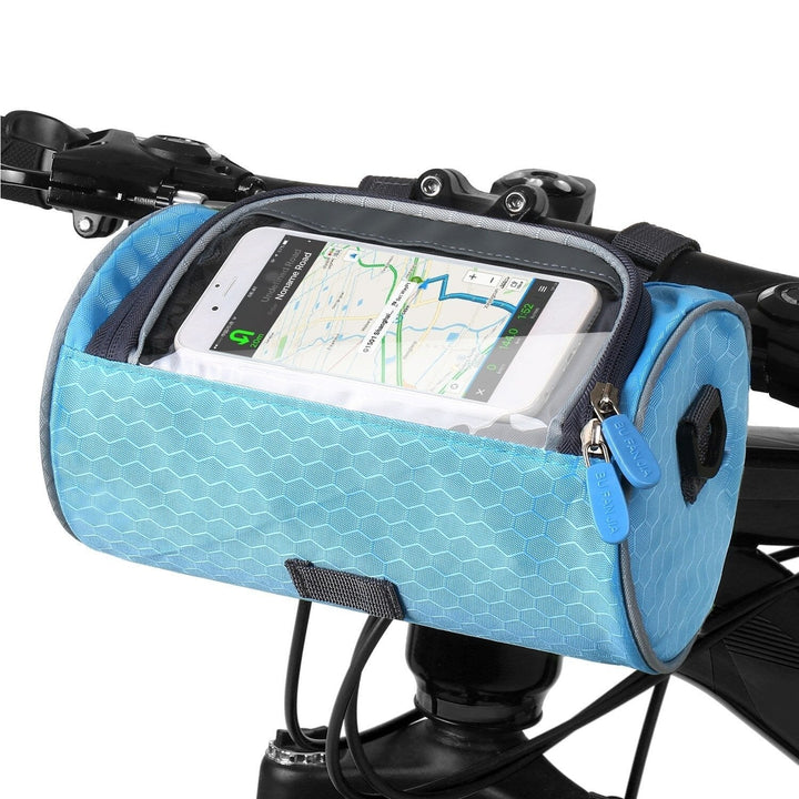 Velora – Mala de bicicleta com suporte para telemóvel com ecrã tátil – Resistente a salpicos