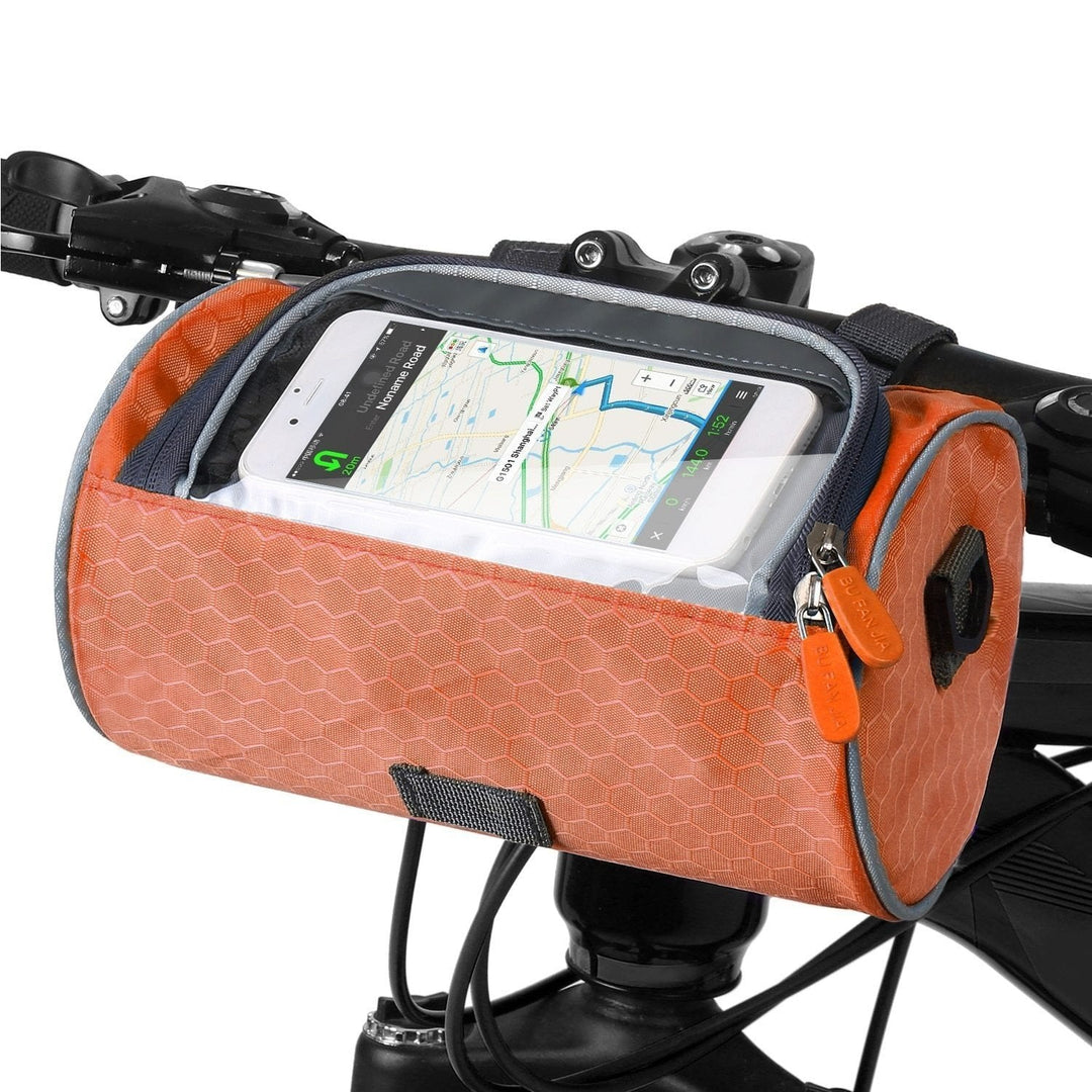 Velora – Mala de bicicleta com suporte para telemóvel com ecrã tátil – Resistente a salpicos