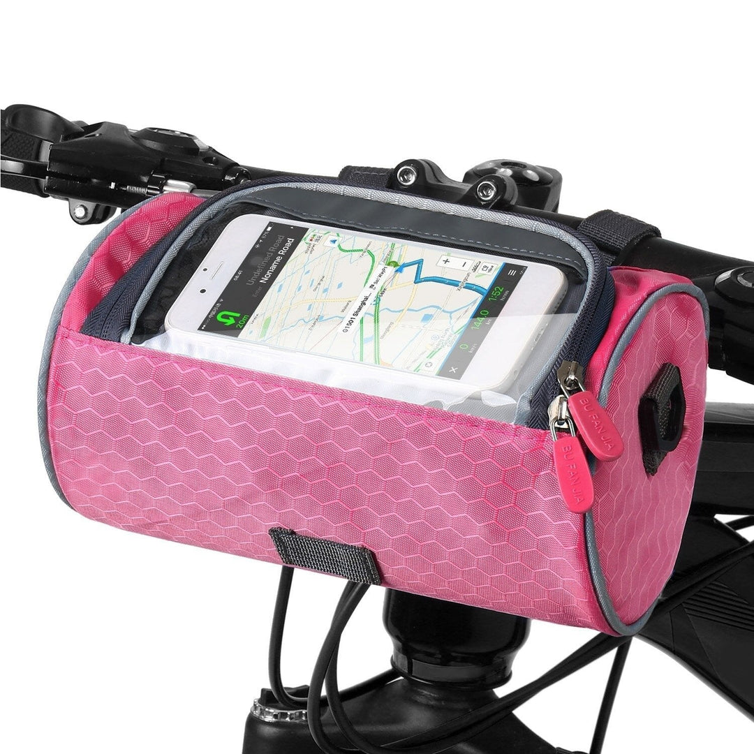 Velora – Mala de bicicleta com suporte para telemóvel com ecrã tátil – Resistente a salpicos