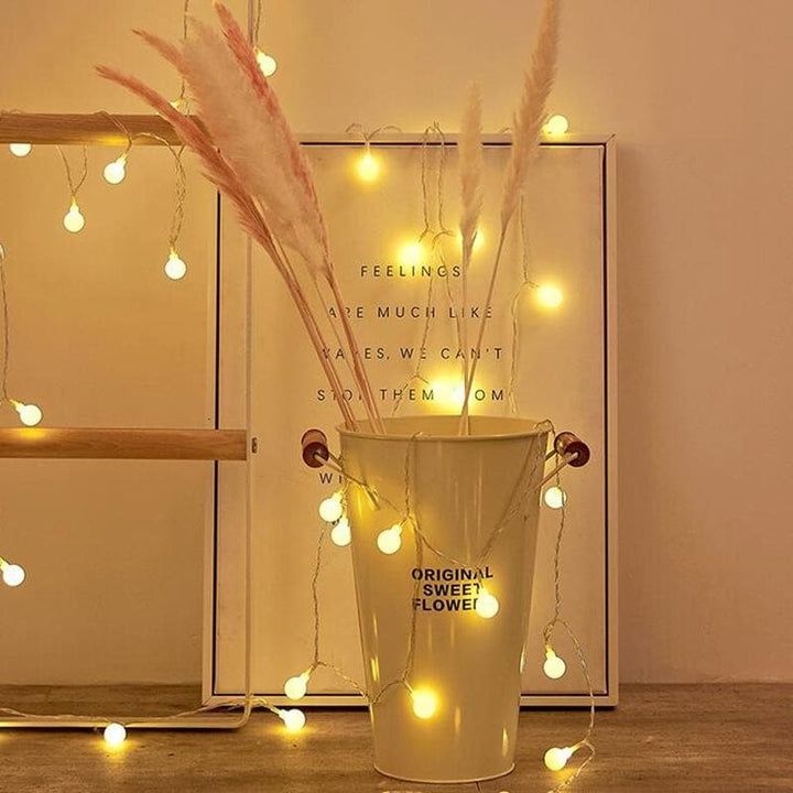 Lumora Fairy LED Slingerlichten – Warm &amp; Koel Wit met Verschillende Vormen