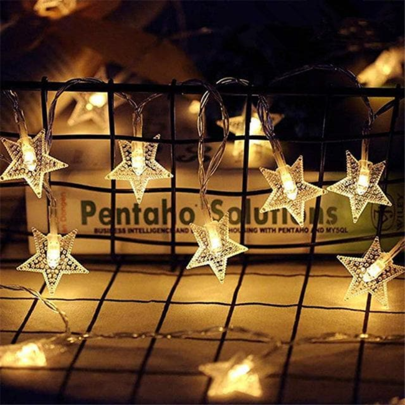Lumora Fairy LED Slingerlichten – Warm &amp; Koel Wit met Verschillende Vormen