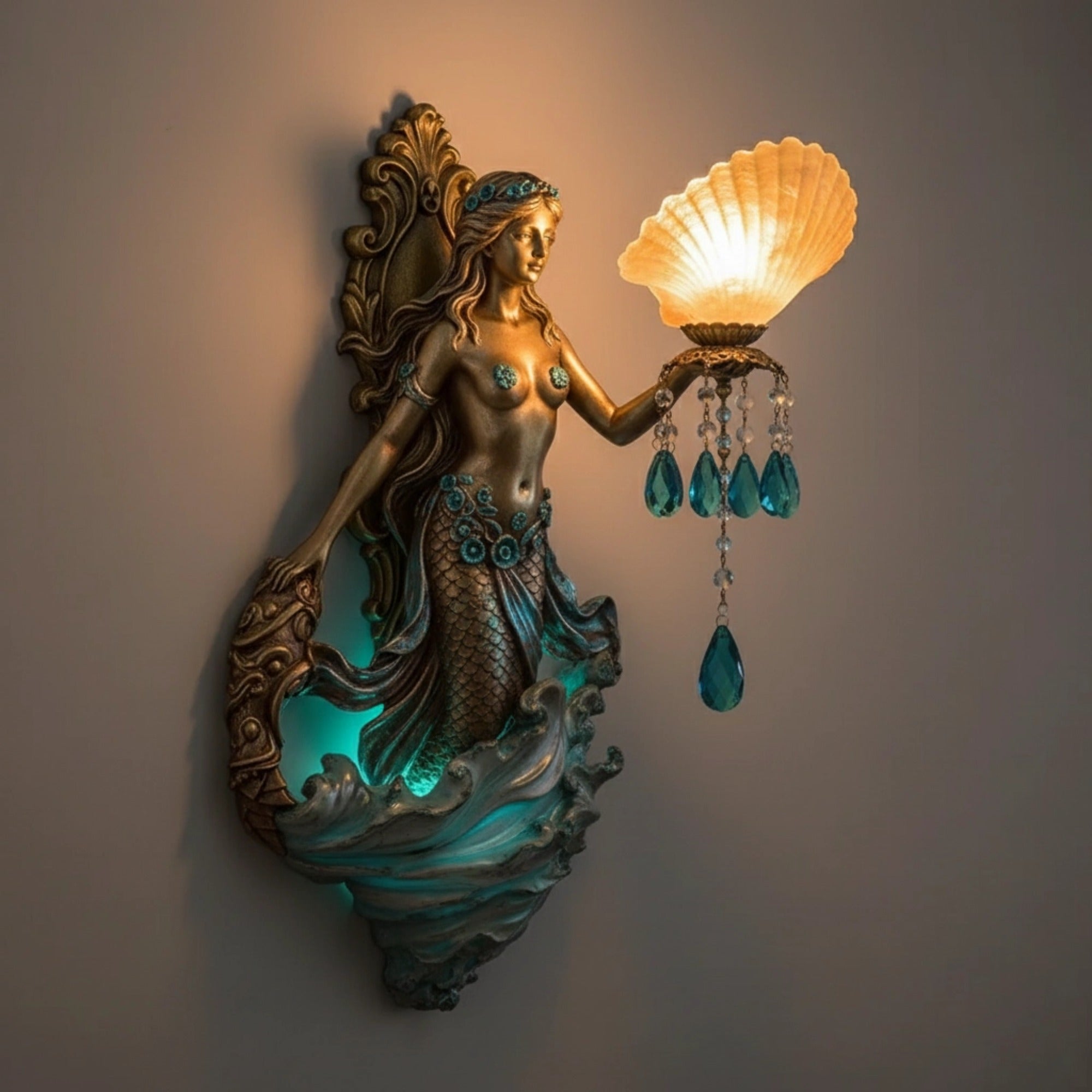 Fantasie wandlamp – Draadloze LED decoratieve lamp met figuurmotief 1