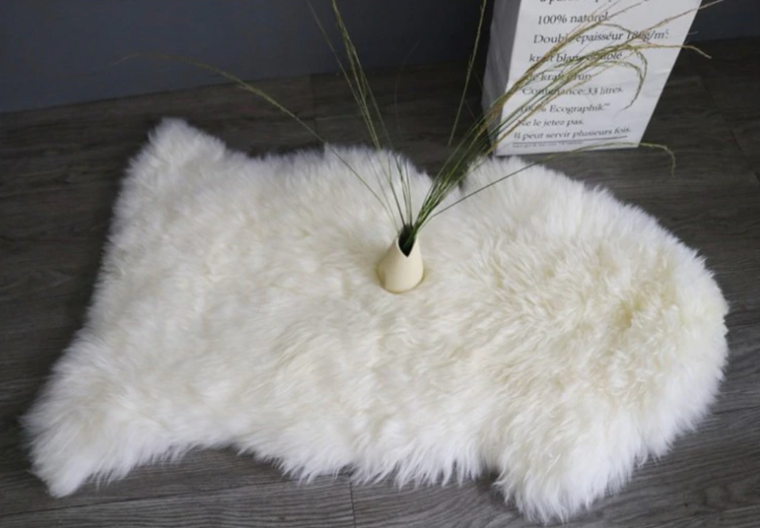 Alfombra de piel sintética Alvara – Extra suave y diseño de lujo