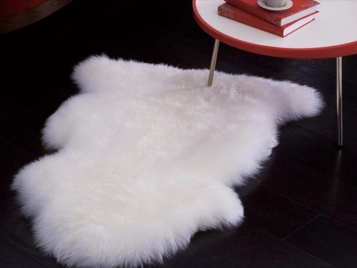Alfombra de piel sintética Alvara – Extra suave y diseño de lujo
