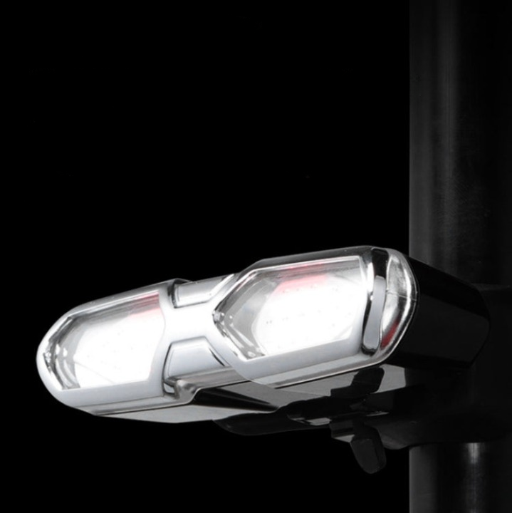 Fietsachterlicht met richtingaanwijzers – USB-batterij, afstandsbediening en 4 lichtstanden 7