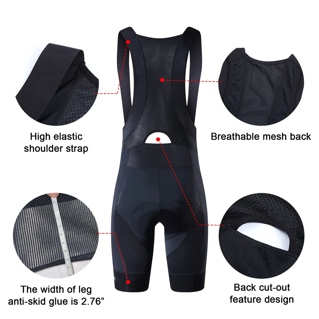 Fietsbroek Heren Met Ademend Lycra, Comfortabele Padding En Antislipriem 2
