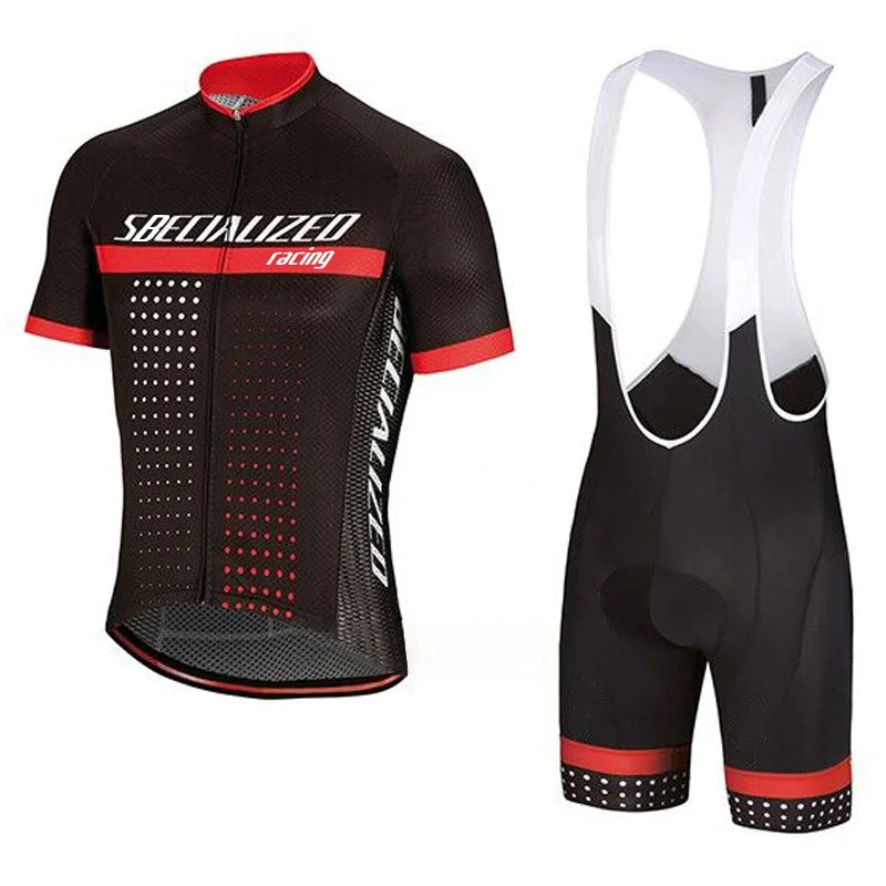 Velonex Zomer Fietskleding Set – Ademende Zomer Wielertrui & Bib Shorts voor Heren, Comfortabel & Stijlvol