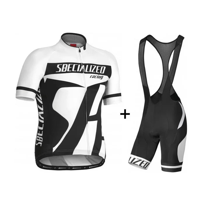 Heren Fietskleding Set Zomer – Wielertrui en Bib Shorts Ademend (Copy) VestraGear