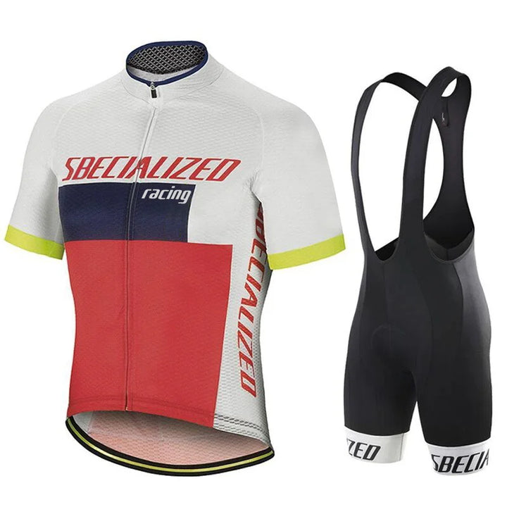 Heren Fietskleding Set Zomer – Wielertrui en Bib Shorts Ademend (Copy) VestraGear