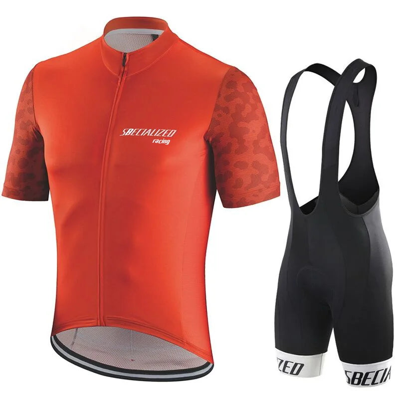 Heren Fietskleding Set Zomer – Wielertrui en Bib Shorts Ademend (Copy) VestraGear