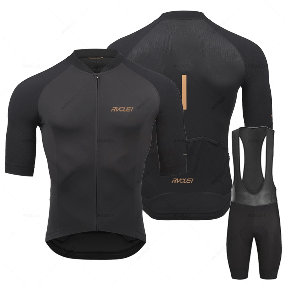 Fietskleding Set voor Mannen - Ademend, Sneldrogend met 19D Gelpad, XXL/XL 0