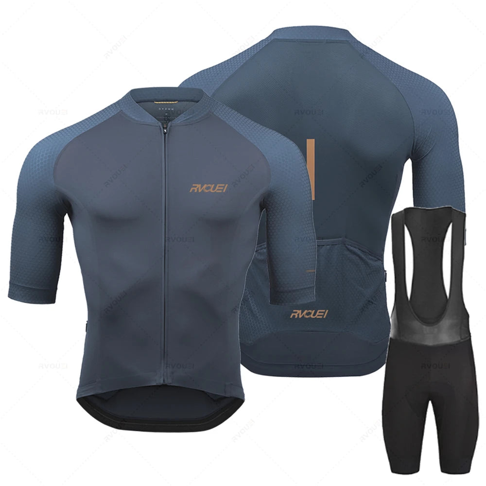 Fietskleding Set voor Mannen - Ademend, Sneldrogend met 19D Gelpad, XXL/XL 10