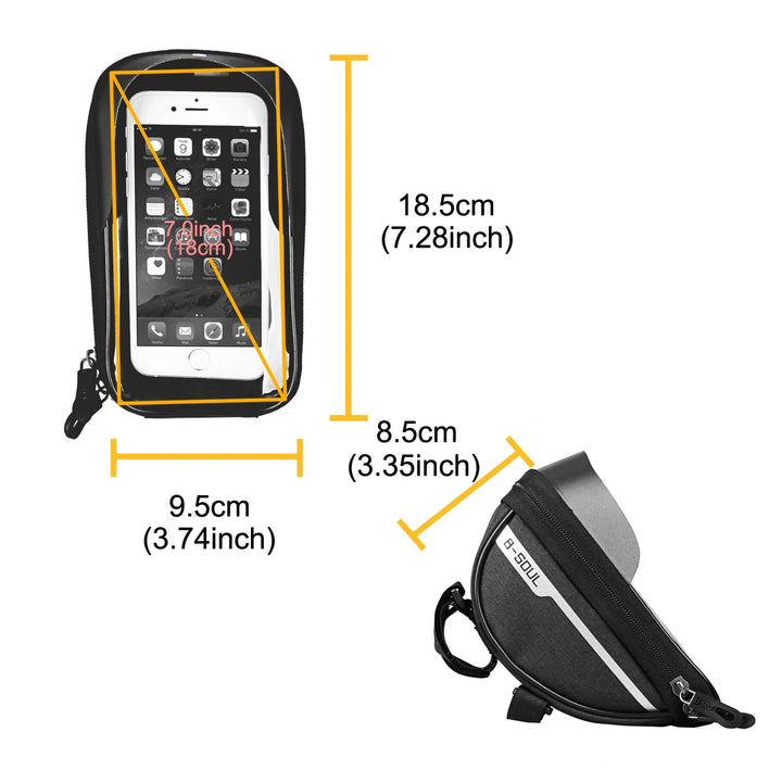 Fietstas voor Mobiele Telefoons met Touchscreen, Lichtgewicht en Veilig 5